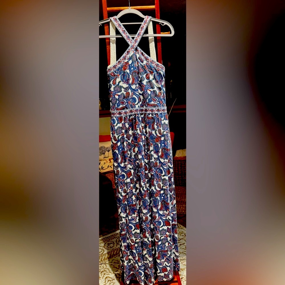 Boden Multicolor Paisley Maxi Dress